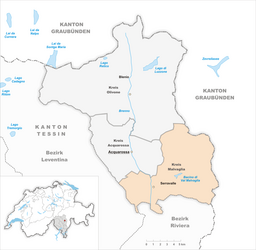 Serravalle – Mappa