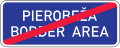 End of border area