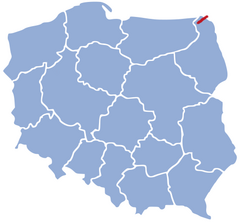 Mapa przebiegu linii kolejowej 51