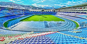 Das Estadio Olímpico Pascual Guerrero im Mai 2023