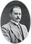 Black-and-white photographic portrait of Ronald Ross