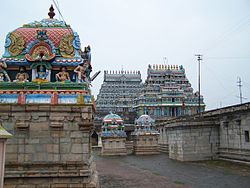 Im Tyagaraja-Tempel von Tiruvarur