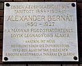 Alexander Bernát, Markó utca 18–20.