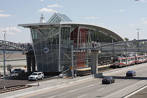 Crowfoot station on the Red Line