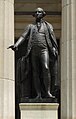 Washington Statue vor der Federal Hall in Manhattan.