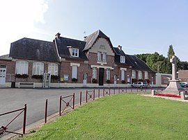 The town hall of Gricourt