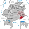 Lage der Gemeinde Hülsede im Landkreis Schaumburg