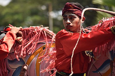 Pemain kuda lumping di Jawa