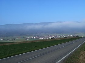 Ansicht zur Ortschaft Lamboing