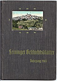 Leininger Geschichtsblätter 1907