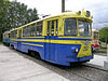 Memorial tramcar LM-57 in Electric city transport Museum, Nizhny Novgorod, Russia