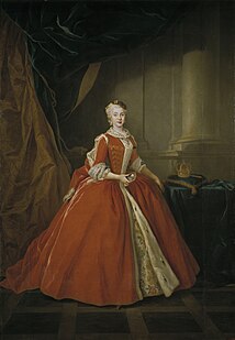 Maria Amalia of Saxony in a Polish dress