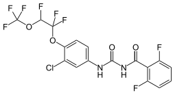 Structuurformule van novaluron