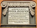 Pintér József emléktábla