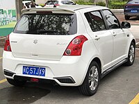 Rear view of second facelift (China)