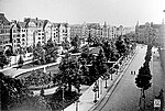 Platzumfahrung am Kaiserplatz in Wilmersdorf, 1912