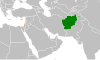 Location map for Afghanistan and Palestine.