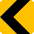 Hazard chevron (yellow)