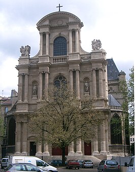 Façade van de kerk