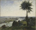 Carl Fredrik Hill: Seine-Landschaft mit Pappeln