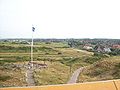 Blick von der Seenotbeobachtungsstation nach Süden auf den Aussichtspunkt "Tjard-sin-utkiek"