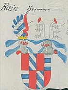 Wappen der Freiherren von Rain zu Sommeregg