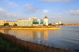 Omsk River Station on the Irtysh