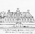 De Clantstate op een tekening van Jacobus Stellingwerff uit 1723.