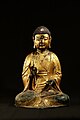 Gilt-bronze Seated Avalokitesvara Bodhisattva, Goryeo dynasty