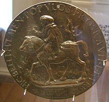 Costanza de Ferrara tarafından yapılan II. Mehmet madalyonunun arka kısmı