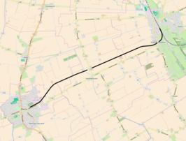 Spoorlijn St Michaelisdonn - Marne op de kaart