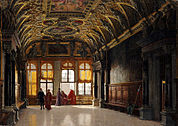 De kamer met de vier deuren, Palazzo Ducale Venetië, 1883