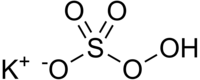 Strukturformel von Kaliumperoxomonosulfat