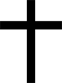 Glaube Kreuz als Sinnbild von Jesu Tod am Kreuz