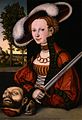 Lucas Cranach der Ältere: Judith mit dem Haupt des Holofernes, 1530