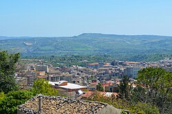 View of the town from the acropolis of ancient Akrai