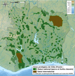 Naturschutzgebiete der Elfenbeinküste
