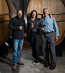 Torbreck's Chief Winemaker Ian Hongell with owners Terri & Pete Kight