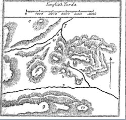 Plan of the mountain of Gergovia and its environs