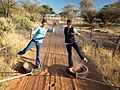 Sandskifahren in der Kalahari