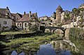 Der Armançon und die Brücke Pont Pinard