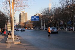 Xinbei Road within the area, 2015