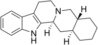 Stereo structural formula of yohimban