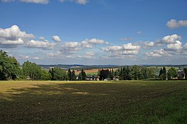 Blick vom Beutenberg ins Erzgebirge