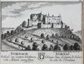 Kupferstich der Burg von David Herrliberger, um 1755