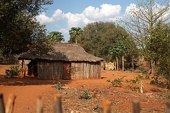 Sakalava-woning in Bekopaka