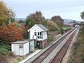 Burscough Bridge signal box.