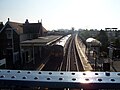 Looking east from the High Street footbridge