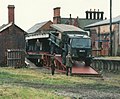 A British Army Leyland DAF T244 unloading at Dereham before restoration