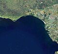 Cádiz Körfezi'nin uzaydan görünüşü